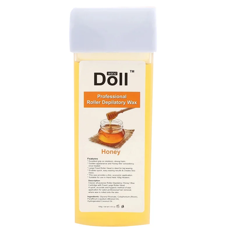 100G-HONEY Профессиональный двойной нагреватель воска для депиляции рулон на два сиденья рулон-на грелка для мужчин Wo для мужчин Горячий уход за волосами - Цвет: 100G-HONEY