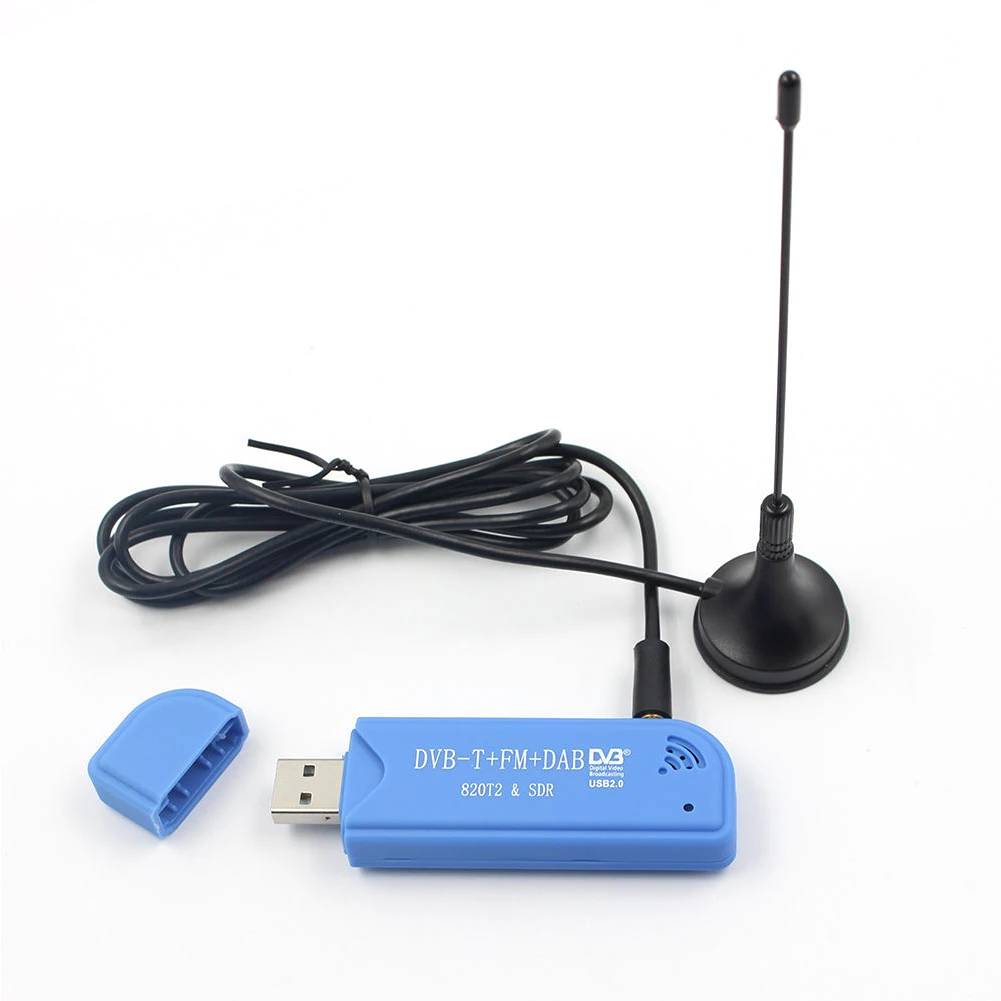 RTL2832U+ R820T2 Запись в реальном времени части тв DVB-T палка практичная USB2.0 SDR+ DAB+ FM пульт дистанционного управления Мини цифровой тюнер приемник