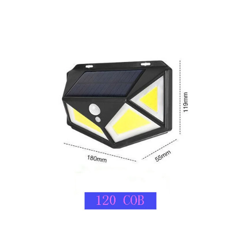76120 LED Solar Light Outdoor Solar Lamp Powered Sunlight Waterproof Sensor Street Light for Garden Decoration Garden Fence (9)