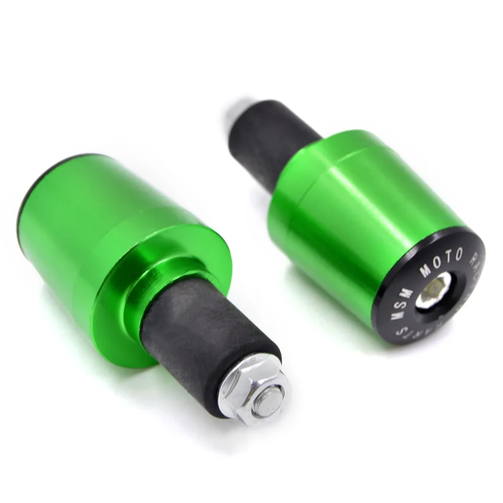 

7/8'' 22mm Motorcycle Handlebar Grips Handle Bar Cap End Plugs For Kawasaki NINJA 300 250R ZX636R ZX6RR 400R Yamaha MT 07 MT 09