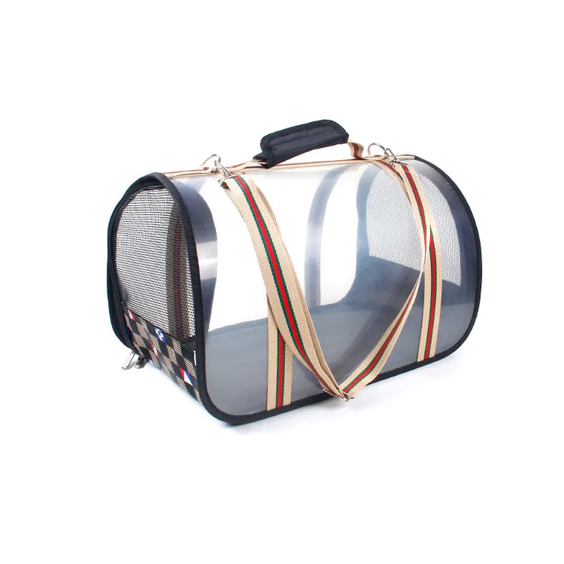 Fashion Pet Carrier for Cats Dog Breathable Folding Cage Collapsible Crate Handbag Plastic Carrying Shoulder Bags Pets Supplies Fashion Pet Carrier for Cats Dog Breathable Folding Cage Collapsible Crate Handbag Plastic Carrying Shoulder Bags Pets Supplies