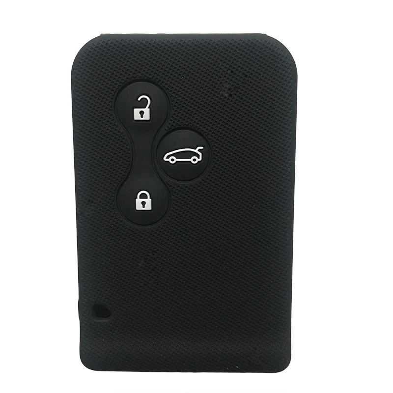 Silicone Car Key Case Cover For Renault Clio Logan Megane 2 3 Koleos Trafic Captur Grand Scenic 3
