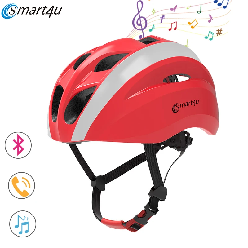 SH20 Smart4u Bluetooth музыкальный шлем для велоспорта, умный велосипедный шлем для гонок, мотоцикла, велосипедный шлем для мужчин и женщин, водонепроницаемый