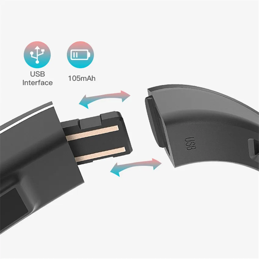 50 букв здоровья фитнес-Браслет Смарт-браслет часы HR кровяное давление Smartband для IOS/Xiao mi/Honor PK mi Band 4/5 Цветовая версия