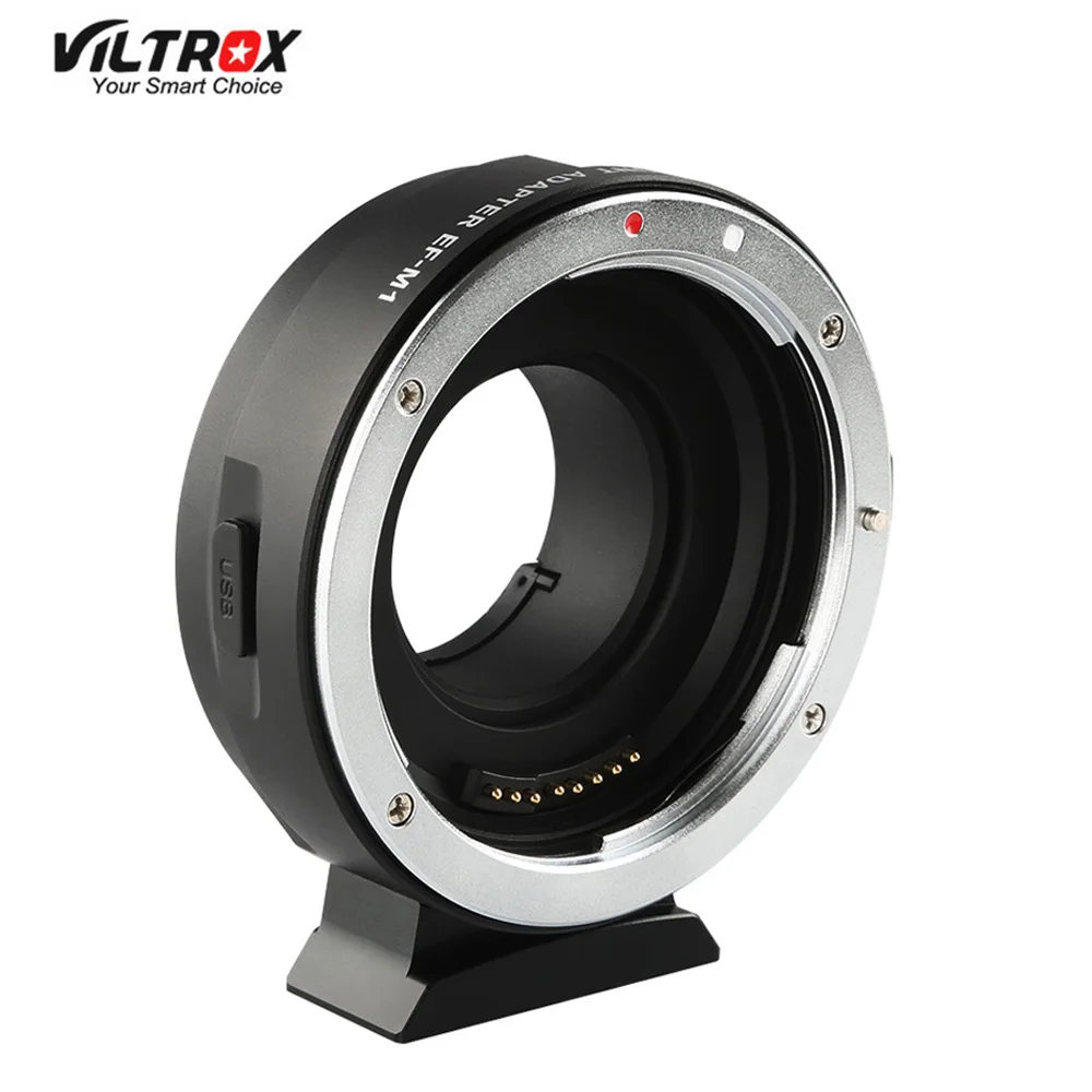 Viltrox EF-M1 кольцо-адаптер для объектива с креплением байонет с автоматической фокусировкой AF объектив IS USM для Canon EF/EF-S объектив M4/3 Micro Four Thirds Камера для GH5/4/3 Olympus