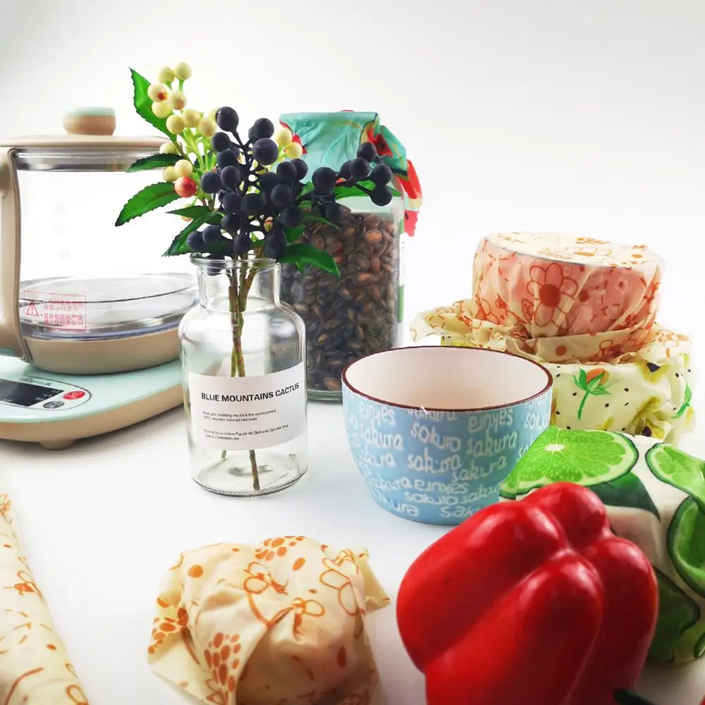 3 шт./компл. многоразовый силикон обертывание уплотнение сохранение продуктов в свежем состоянии обертывание крышки стрейч вакуумная пищевая обертка пчелиный воск ткань кухонные инструменты