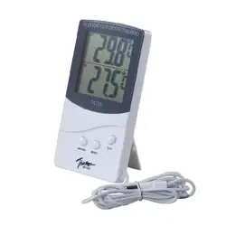 TA338 высокоточный электронный термометр с зондом тип крытый и открытый бытовой промышленный двойной дисплей термометр