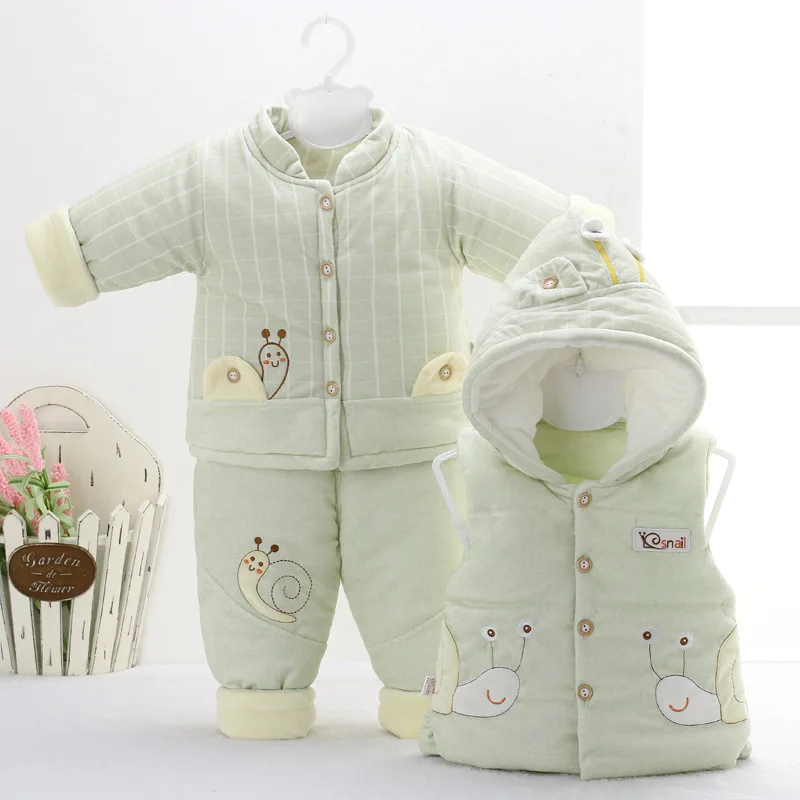 

Autumn And Winter Men And Women Baby Clothes Infants Cotton Set Coat Thick Cotton-padded Jacket Nursing Clothes