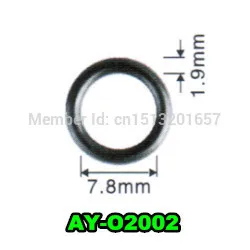 Fuel Injector Seals 100pieces 7.8*1.9mm rubber orings fuel injector seals for toyota ASNU17 (AY-O2002)