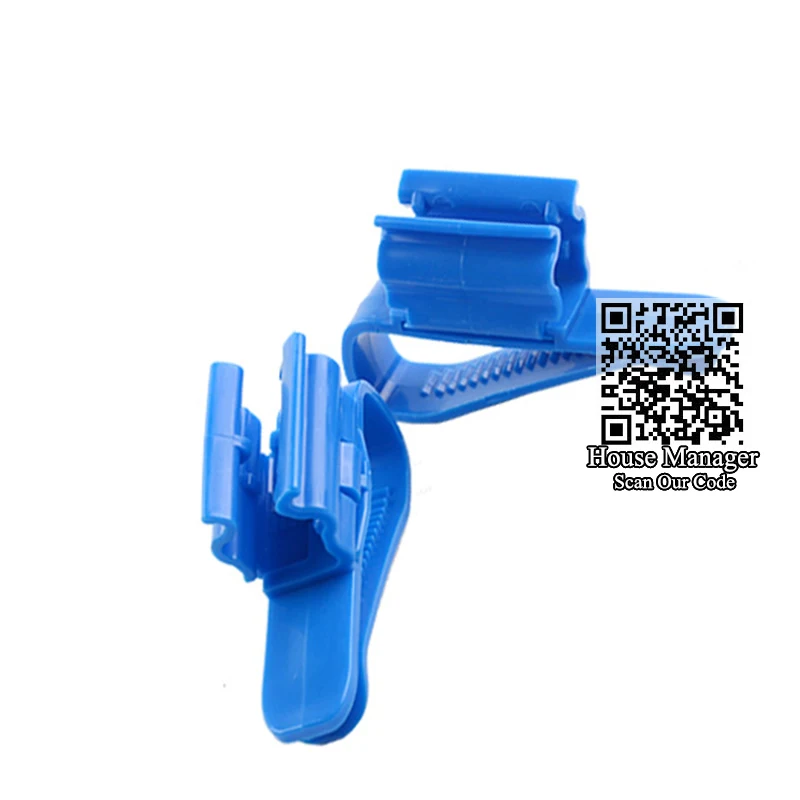 2pcs Blue Clamp 2pcs per set water exchange pipe clamp holder folder for water pump tube, practical cheap fixed mount aquarium pump accessories - Цвет: 2pcs Blue Clamp