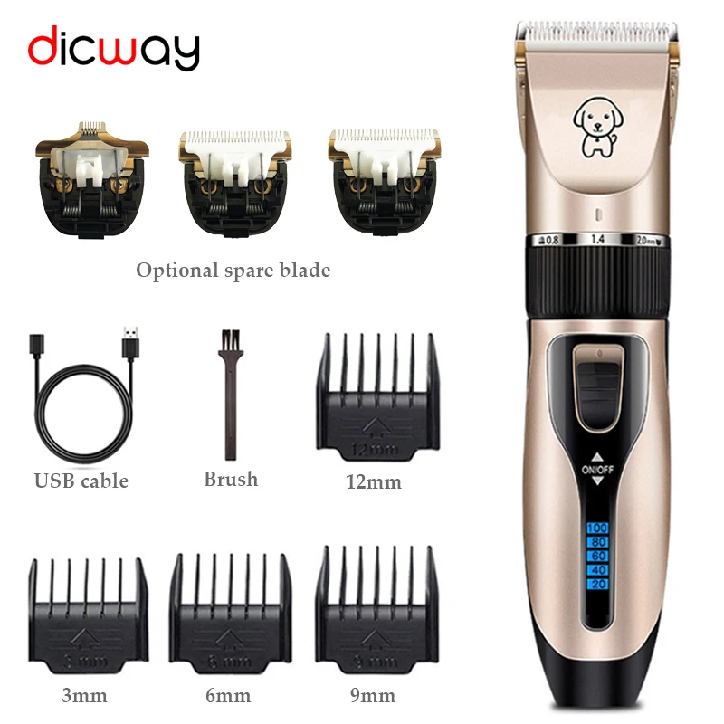 Pet Dog Hair Clippers Grooming Electric Scissor Dogs Cutter