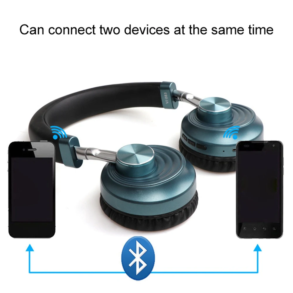 KISSCASE Bluetooth Wireless Headset For iPhone For Xiaomi Music Stereo Surround Gaming Headphone Wireless Bluetooth Headsets