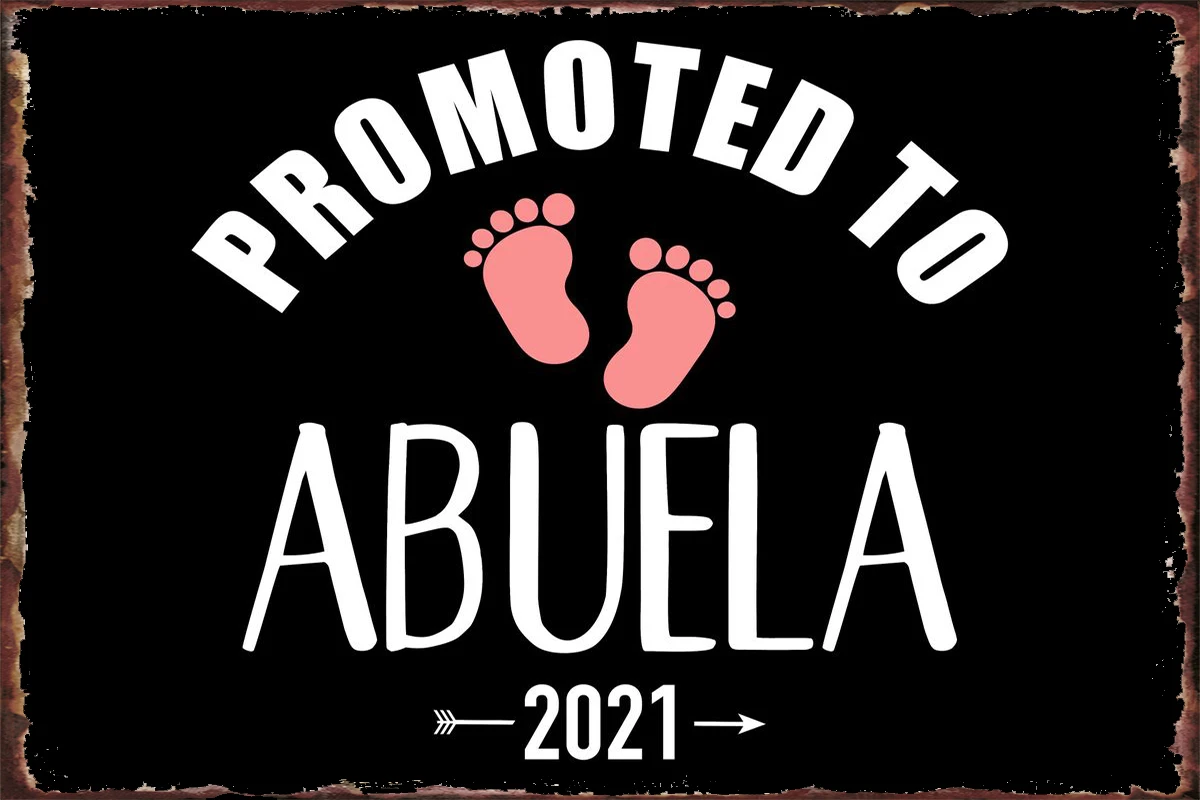 Металлический жестяной знак Abuela 2021 г оловянные таблички Настенный декор