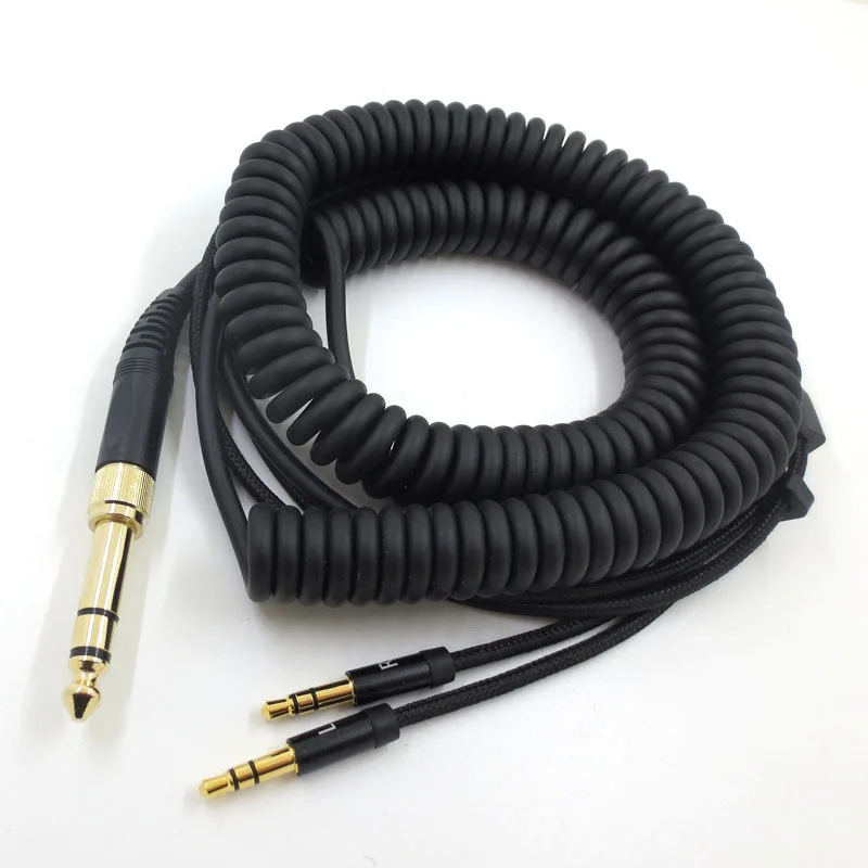 Replacement Audio Cable Dual 3.5mm to 3.5mm & 6.3mm Adapter For DENON AH-D7100 7200 D600 D9200 5200 Headphones 11.29