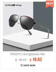 Солнцезащитные очки Xingyu мужские Поляризованные Женские Новые Модные Винтажные квадратные спортивные солнцезащитные очки для вождения Ретро зеркальные Роскошные брендовые