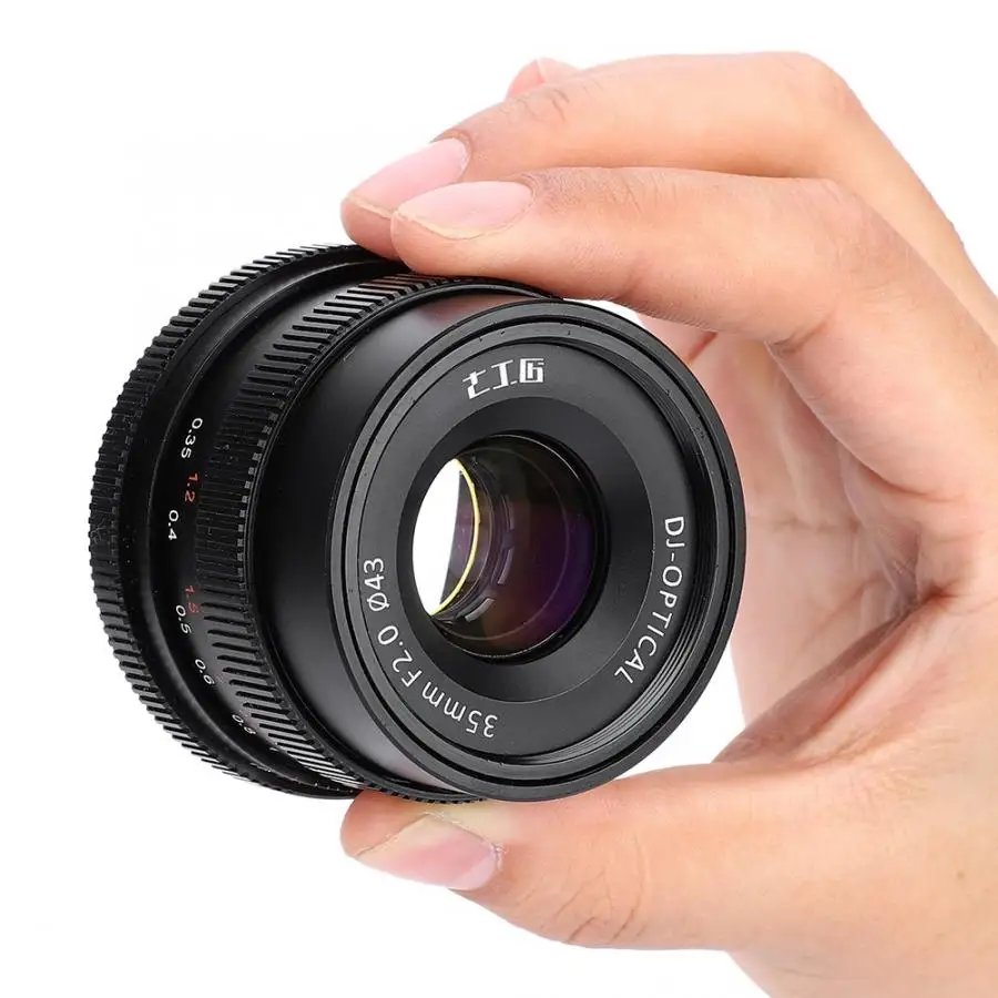 7 ремесленников 35 мм f2.0 Prime объектив для всех одиночных серий для E-mount камер SONY A7/A7R/A7S/A7II/A7RII/A7SII/A6300/A6500