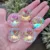 10шт 30мм Кристалл Suncatcher Подсолнечник Люстра Призма Стекло Висит Кулон Граненый Чакра Главная Свадьба Окно Декор Фигурка