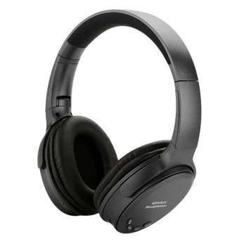 

Wireless Bluetooth Headset Bt 5.0 Active Noise Reduction 15 Hours Playback Time Folding Design Bass Game Headset Matte Black Pla