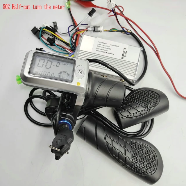 Écran Lcd 802 + Demi-torsion D'accélérateur + Contrôleur, Instrument Pour  Vélo Électrique, Scooter, Tricycle, Atv, Pièces De Vtt - Pièces Détachées  Et Accessoires Pour Scooters - AliExpress