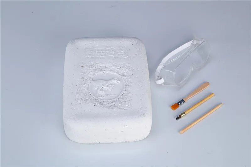 Pinado Archeology Dig игрушка динозавр Fossil Дети DIY Dig образовательная модель репродукция динозавр выставка версия 2