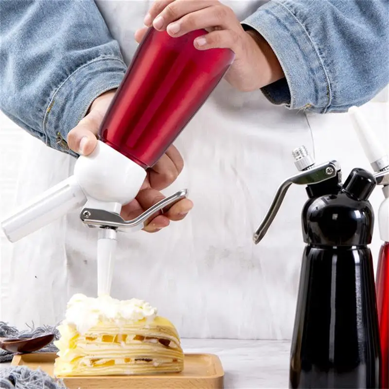 250ml Aluminum Alloy Cream Whipper Dispenser Whipped Cream Gas Foamer