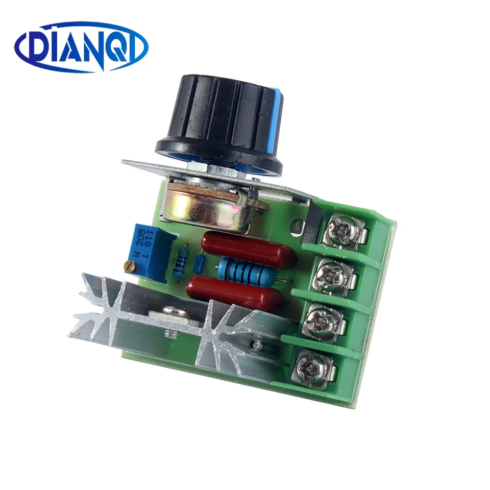 1Pcs 2000W SCR Power Supply Voltage Regulator StabilizerAdjustable Speed Controller AC 220V Motor | Обустройство дома