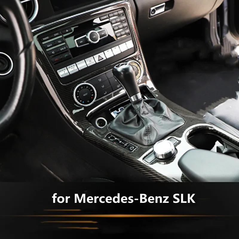 Для Mercedes-Benz 11-12 SLK комплект из натурального углеродного волокна для интерьера SLK200