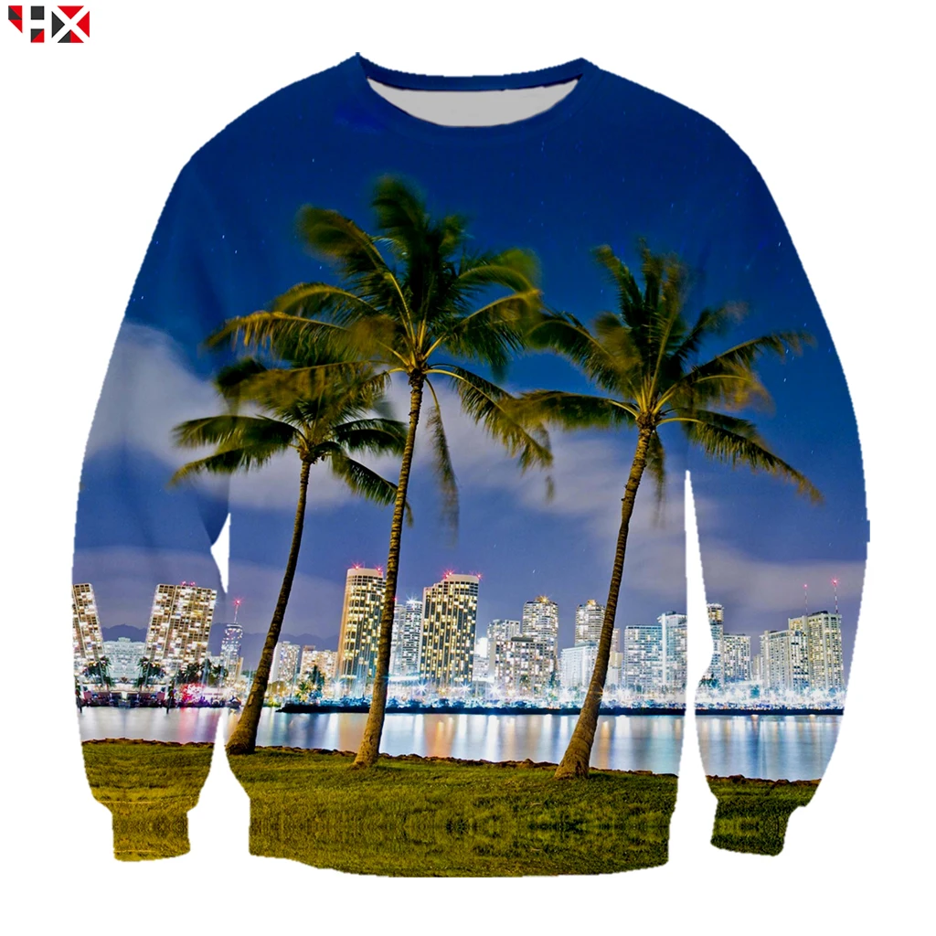 

CLOOCL Hawaii Men Women 3D Print Autumn Olive Tree Harajuku Sweatshirt Hoodies Casual Streetwear Tops A941