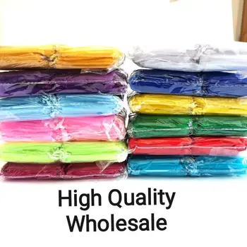 1000pcs/lot Small Jewelry Bag Wholesale Gift Pouches Bags Drawstring Bag Packaging Christmas Candy Wedding Party Goodie Supplies 1