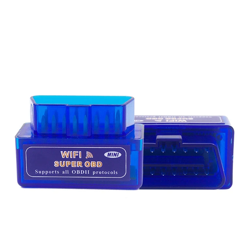 Мини elm327 Wi-Fi V1.5 25k80 диагностический сканер obd-ii Wi-Fi Elm 327 IOS, android ПК Obd2 1,5 код ридер 25k80 чип