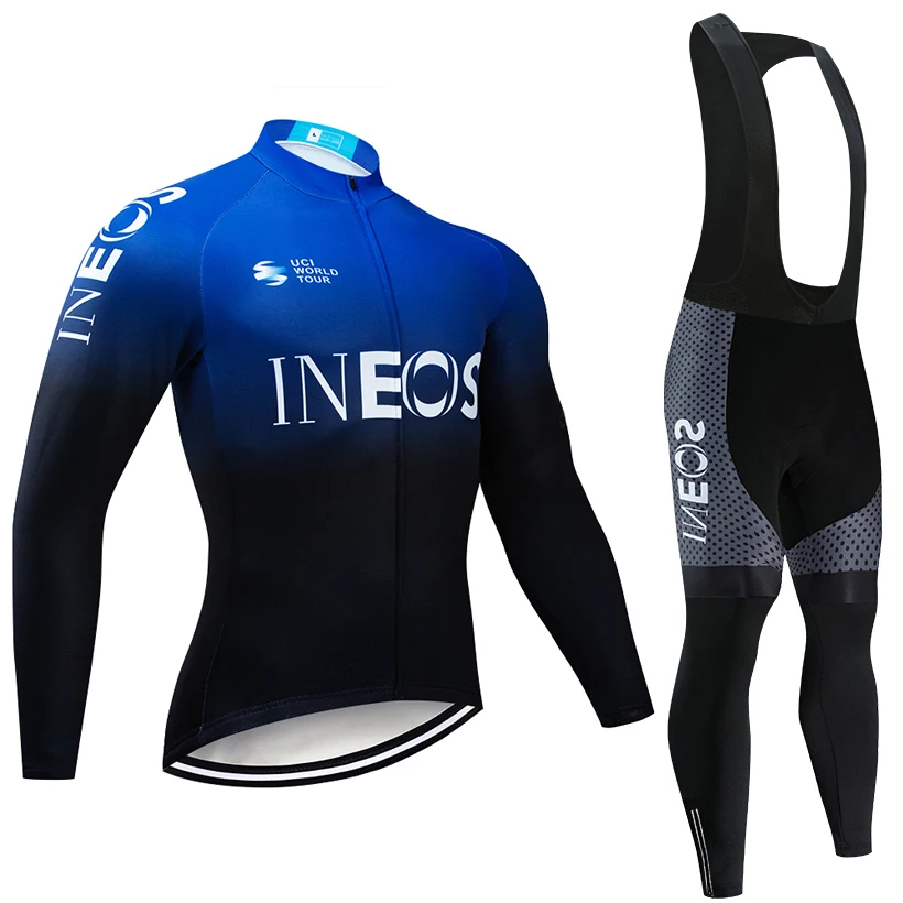 INEOS equipo Ciclismo JERSEY 9D pantalones de bicicleta conjunto Ropa de Maillot para hombre Invierno Polar térmico pro Ci