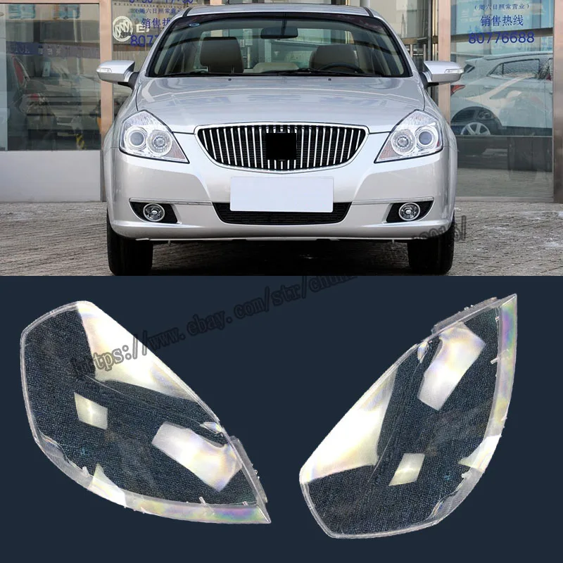 

For Buick Excelle 2008 09 10 11 2012 2PCS Left & Right Headlamp Lens Headlight Cover Lenses Car modification accessories