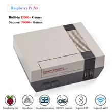Retroflag NESPI+ чехол с Raspberry Pi 3B ТВ/видео игровая консоль с Геймпад и 15000+ Игровые плееры Поддержка HDMI Out