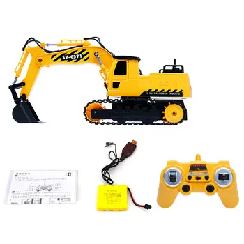 

RC Excavator 2.4G Remote Control Cars RC Truck Construction Tractor High Speed Toys Vehicle Car for Kids Gift E571-003