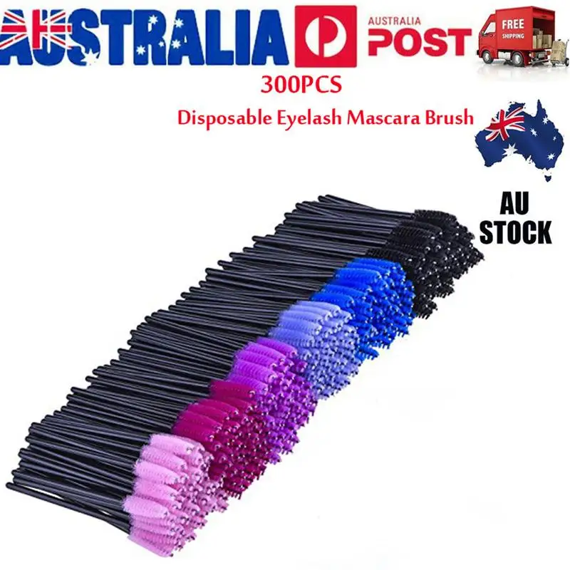1Pack Multicolor Disposable Makeup Eyelash Brush Mascara Wands Eyelash Eye Lash Brush Tool Applicators Kit