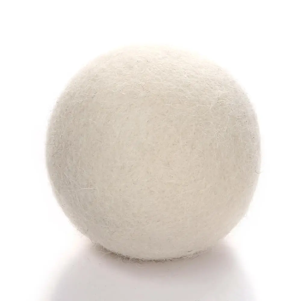 6 шт./упак. Прачечная чистый мяч многоразовая природные органические смягчитель ткани Прачечная мяч сушилка для органической шерсти премиум-класса шарики