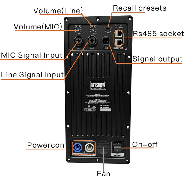 Subwoofer Plate Amplifier 300w Dayton Audio SPA300-D 300 Watt