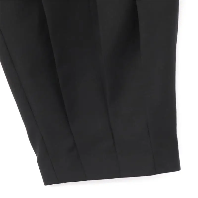 Men's Harlan Pants Autumn And Winter New Personality Pleated Design Dark Fashion Casual Casual Casual Large Pants