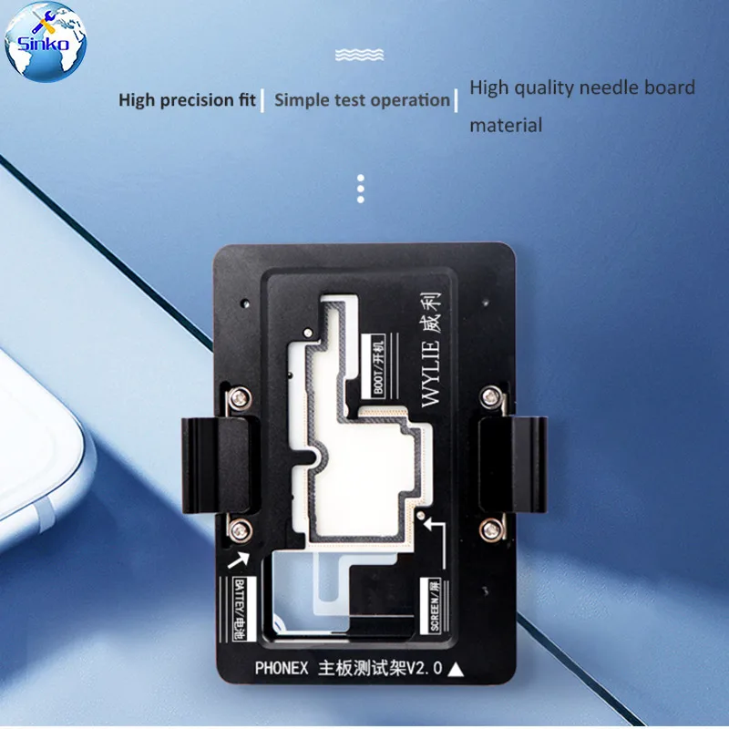 

WYLIE iSocket For iPhone X XS XS MAX Main Board Testing Fixture iSocket Jig Logic Board Fast Test Fixture Holder Repair Tool Set