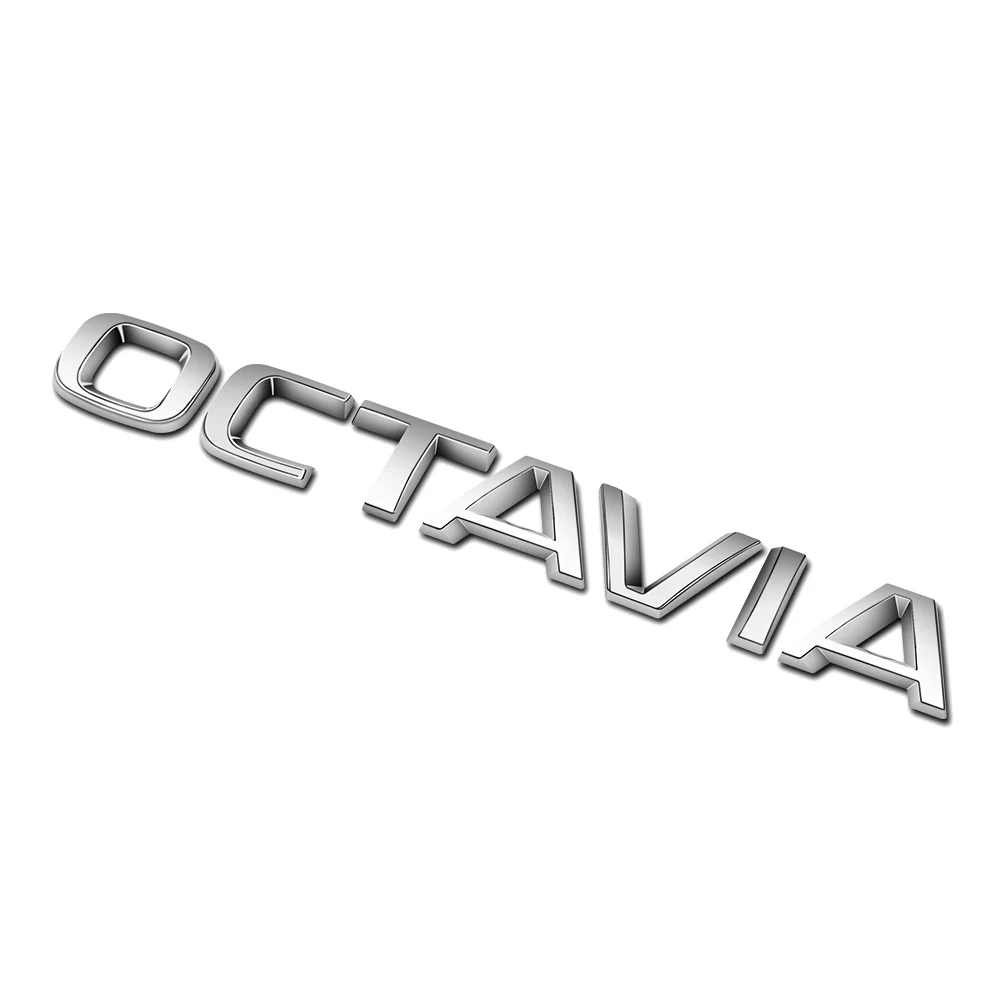 JJZXD Logo della Lettera 3D del Bagagliaio dell'automobile Superb Octavia Sticker ABS Compatibile con Skoda SUPERBA OTTAVIA Accessori per la Decorazione della Coda del Logo Color Name : Octavia JJZXD Logo della Lettera 3D del Bagagliaio dell'automobile Superb Octavia Sticker ABS Compatibile con Skoda SUPERBA OTTAVIA Accessori per la Decorazione della Coda del Logo Color Name : Octavia
