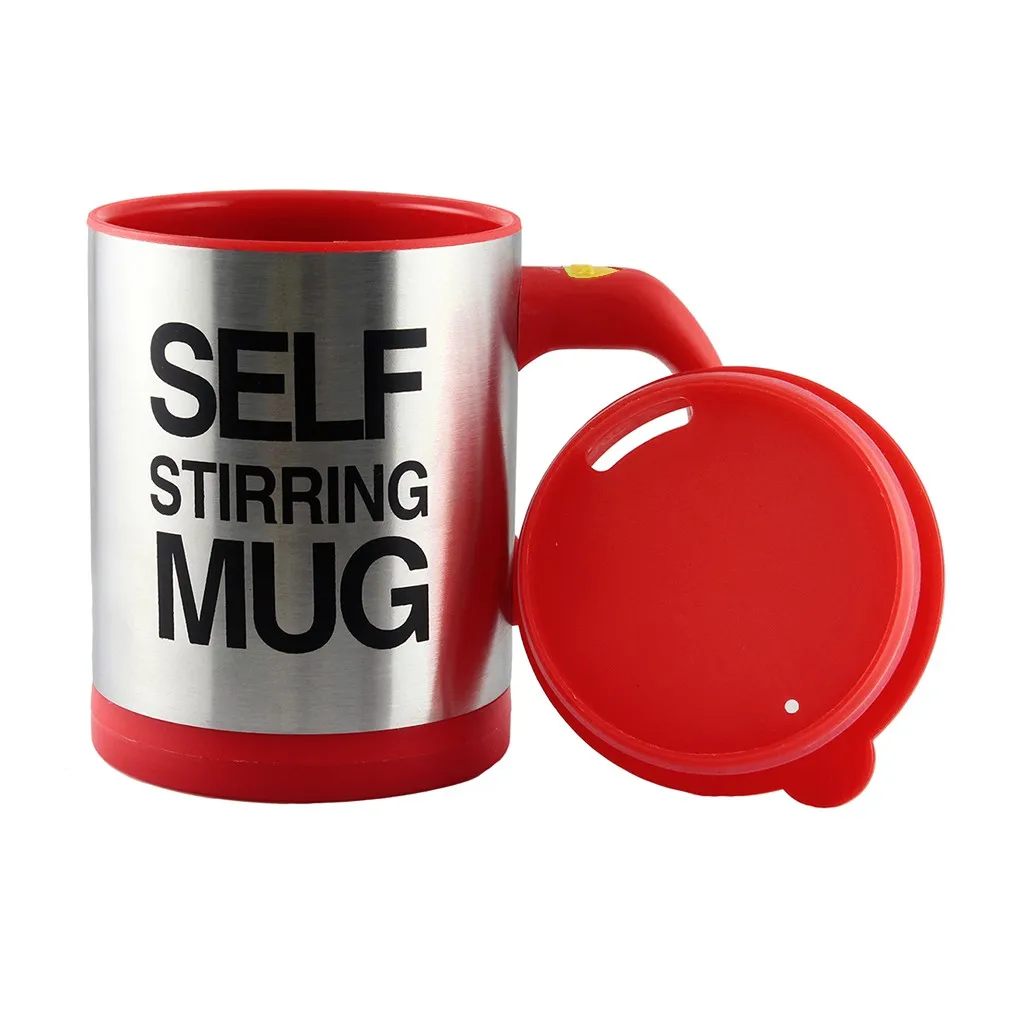 400ML Self Stirring Mug Stainless Steel Mix Coffee Tea Cup with Lid Automatic Electric Lazy Milk Mixing Auto | Дом и сад