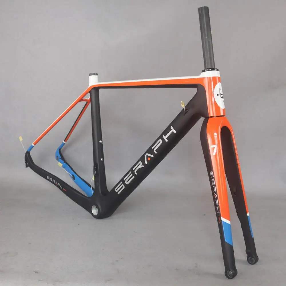 2021 Seraph Gravel 700c Carbon Bike Frame,seraph Bikes Thru Axle 142mm  Gravel Di2 Carbon Cyclocross Frame Disc Gr029 - Bicycle Frame - AliExpress