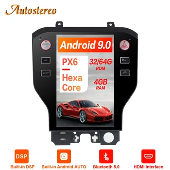 

4GB+64G Android 9.0 Tesla style Car GPS Navigation For Ford Mustang 2015 2016-2019 Auto Stereo Radio head unit multimedia player