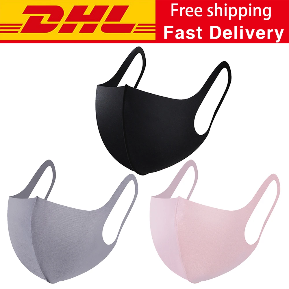 

50-1000pcs Adult Mouth Mask Anti Dust Mask Activated Carbon Windproof Mouth-muffle Face Masks Reusable Anti Fog Haze Respirator
