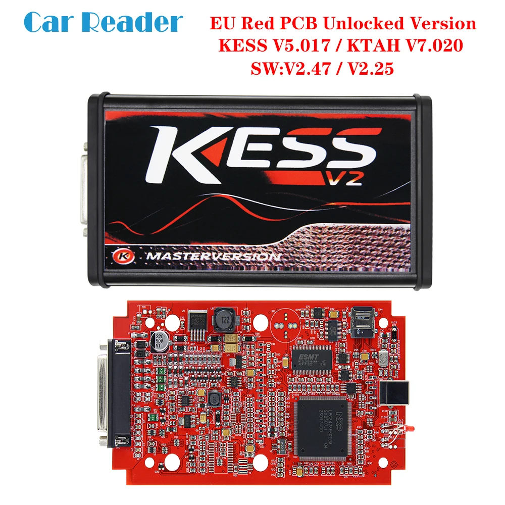 Kess V2 V5.017 онлайн версия без жетонов ограничения V2.47 Kess V2 OBD2 менеджер Тюнинг Комплект Авто Грузовик ЭБУ программист