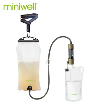 

miniwell outdoor water filters gravity system for camping