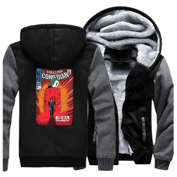 

2020 New Hoodie Men Joker Joaquin Jacket Winter Warm Fleece Hooded The Amazing Comedian Hoodies Sweatshirt Thick Coat Streetwear