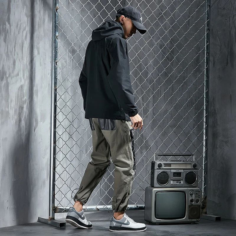 60% OFF 2 Piece Set Hoodies Sweatshirt Pants Windbreaker Clothing for Men's Sports Suit Full Man Tracksuit Male Set Men Clothes 2019