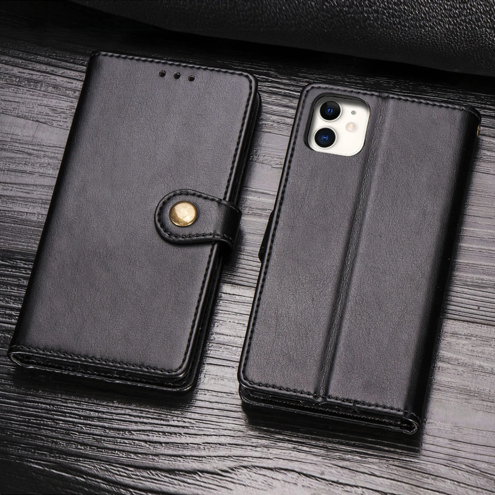 Роскошный противоударный чехол для телефона iPhone X XR XS Max откидной кожаный 11 Pro 7 8 6 6s