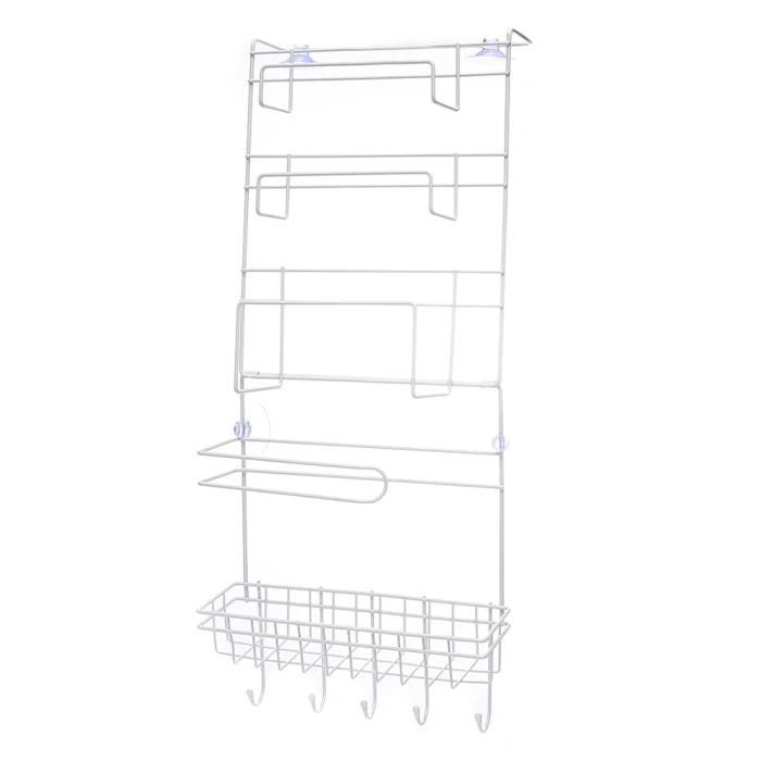 Подвесной стеллаж для хранения на холодильник, держатель большой емкости для домашнего кухонного холодильника@ LS